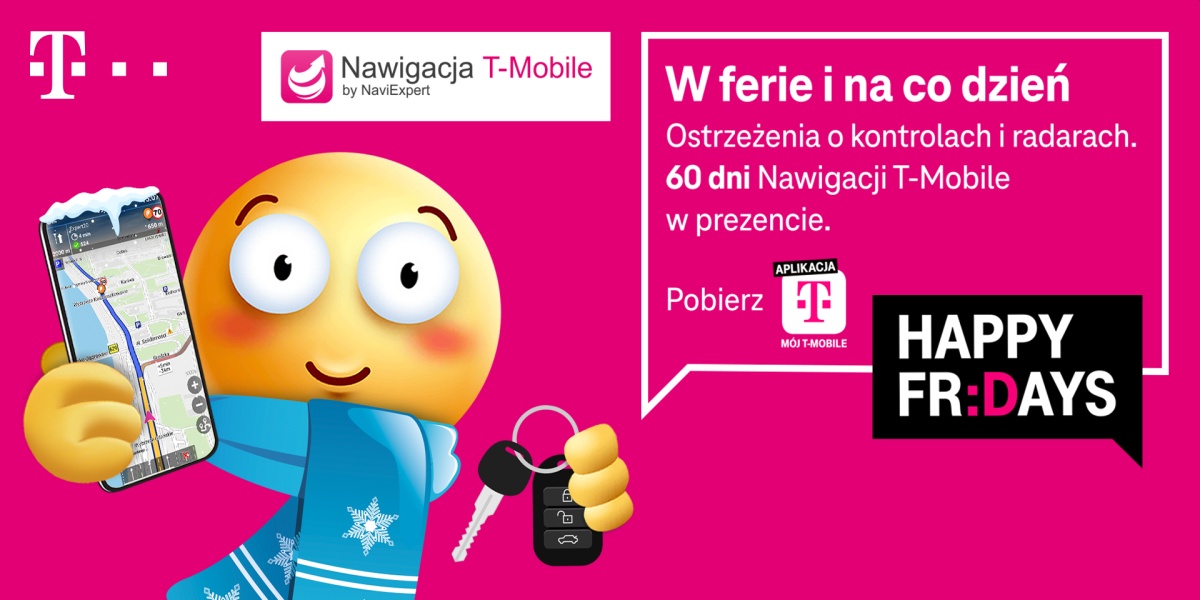 T-Mobile rozdaje darmową nawigację po Polsce