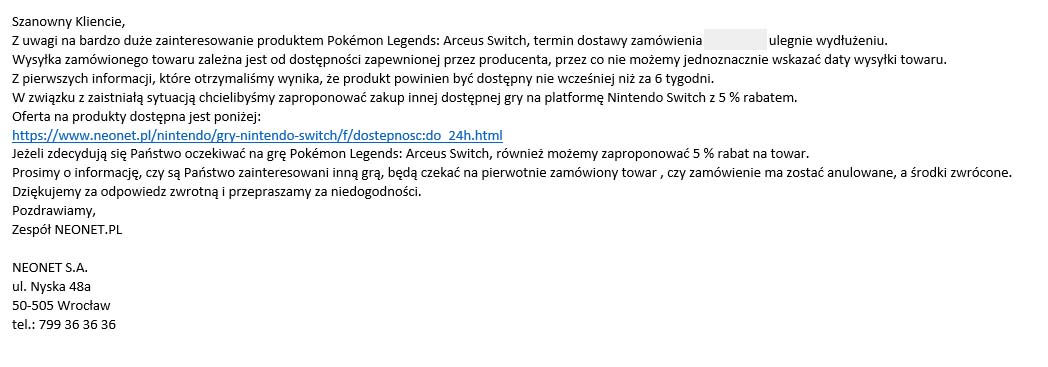 Zrobiłem zakupy w Neonet i sklep splunął mi w twarz