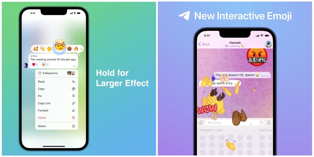 Naklejki wideo, reakcje i bezpieczeństwo? Telegram ma wszystko