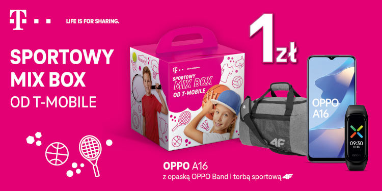 T-Mobile: nowe warianty MIX BOX-ów. Trzy smartfony i sportowe gadżety