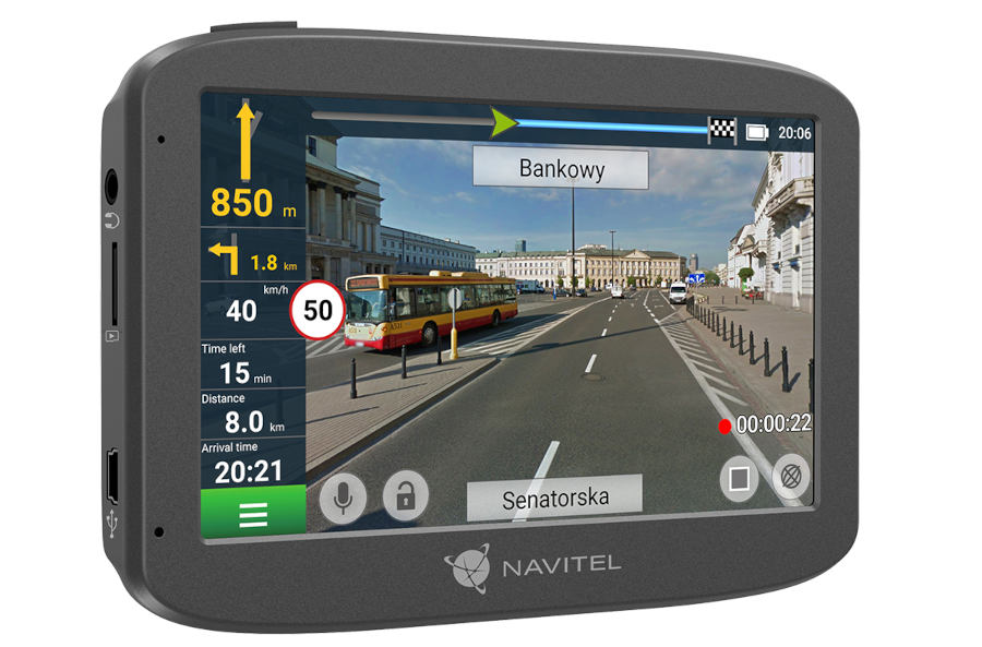 Navitel RE 5 DUAL to nawigacja GPS i wideorejestrator w jednym