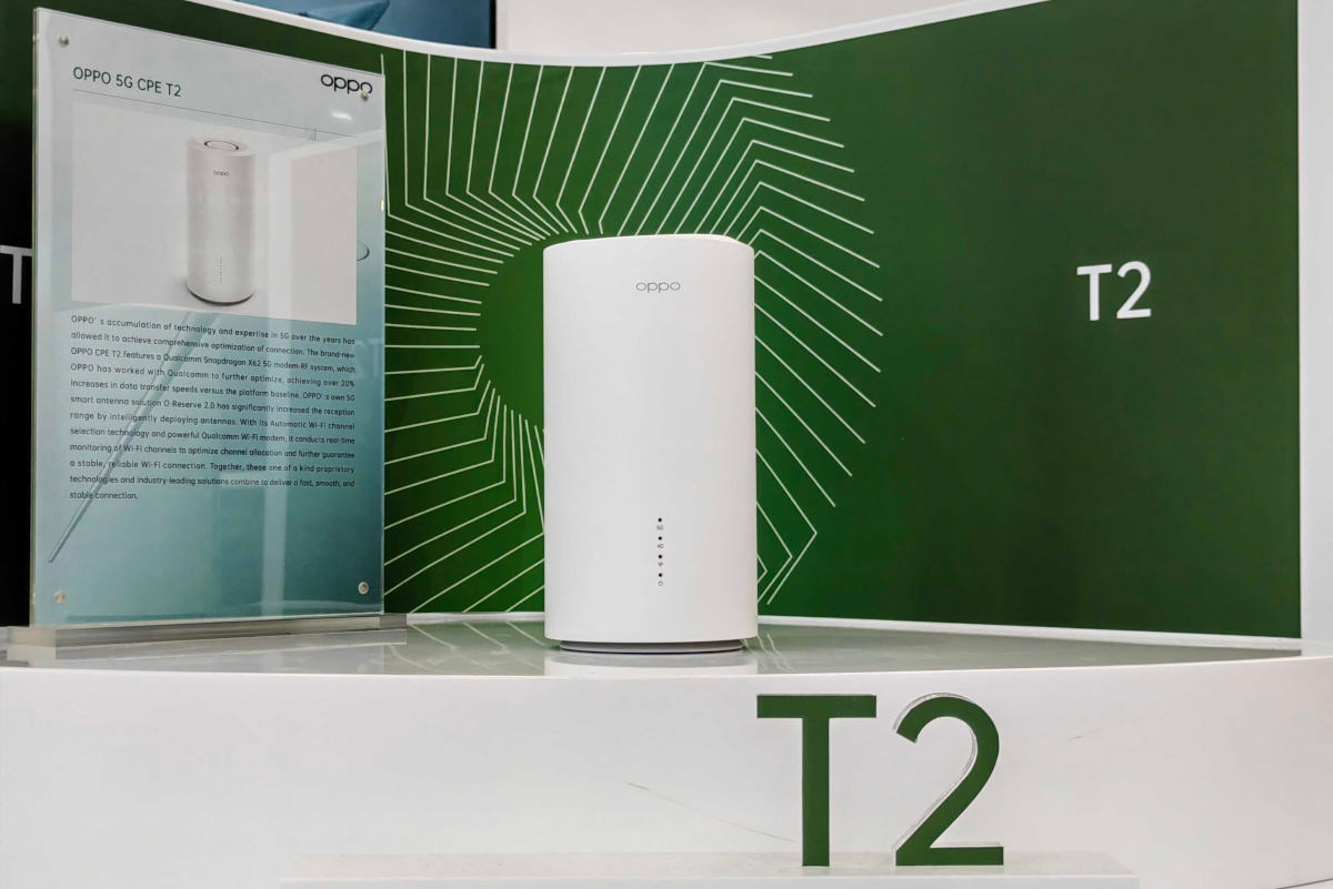 Router Oppo 5G CPE T2 z ulepszonym modemem Qualcomma