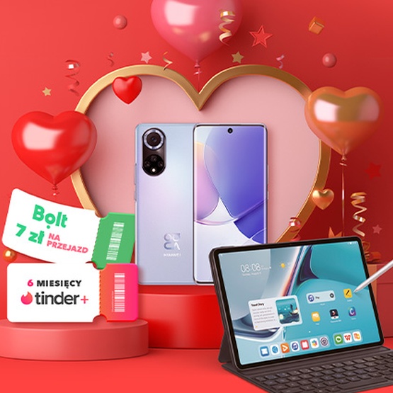 Huawei AppGallery na walentynki: pobierz aplikacje i zgarnij nagrodę