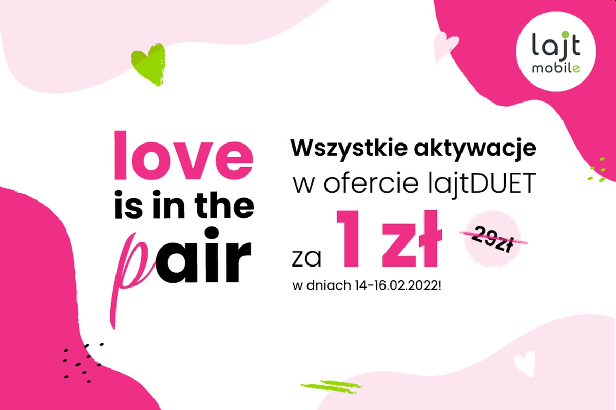 Lajt mobile ma specjalną ofertę na walentynki