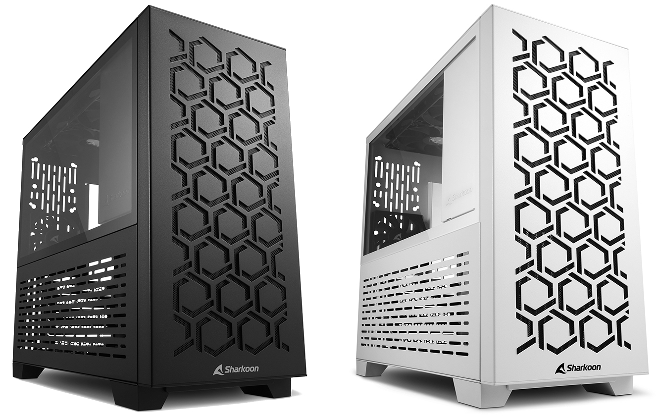 Sharkoon prezentuje małe, tanie i pojemne obudowy Micro Tower