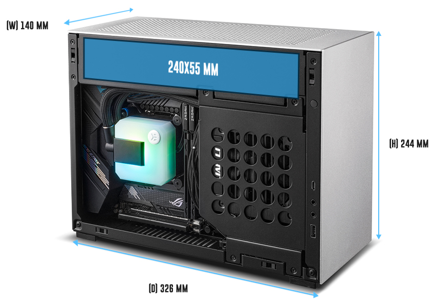 Hołd dla Small Form Factor, czyli miniaturowa obudowa Lian Li A4-H2O