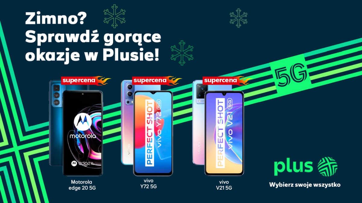 Plus wyprzedaje smartfony 5G. Zobacz, co kupisz taniej