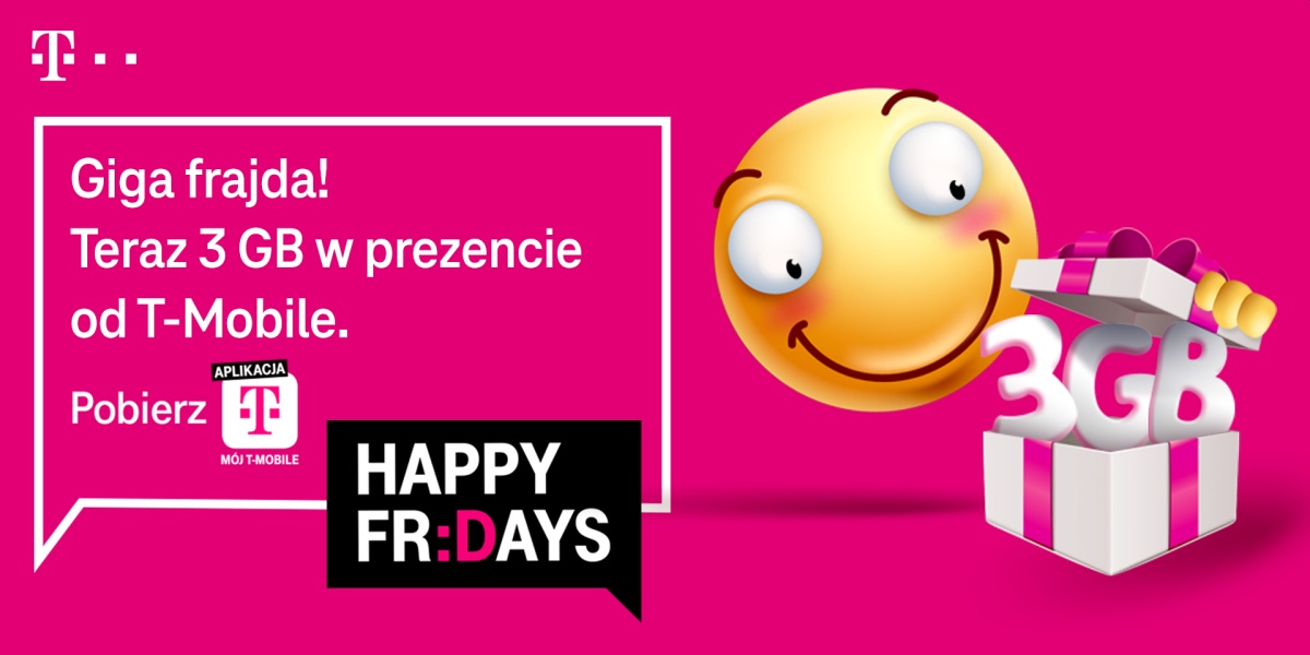 T-Mobile rozdaje darmowy Internet. Czas na kolejny Happy Friday