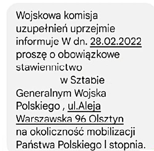 Wojsko rozsyła SMS-y o mobilizacji? Nie, to kolejna fałszywka