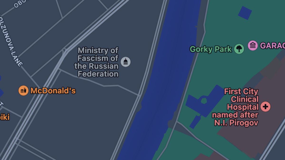 Ministerstwo Obrony Rosji strollowane. Już nie przegapisz go na mapie