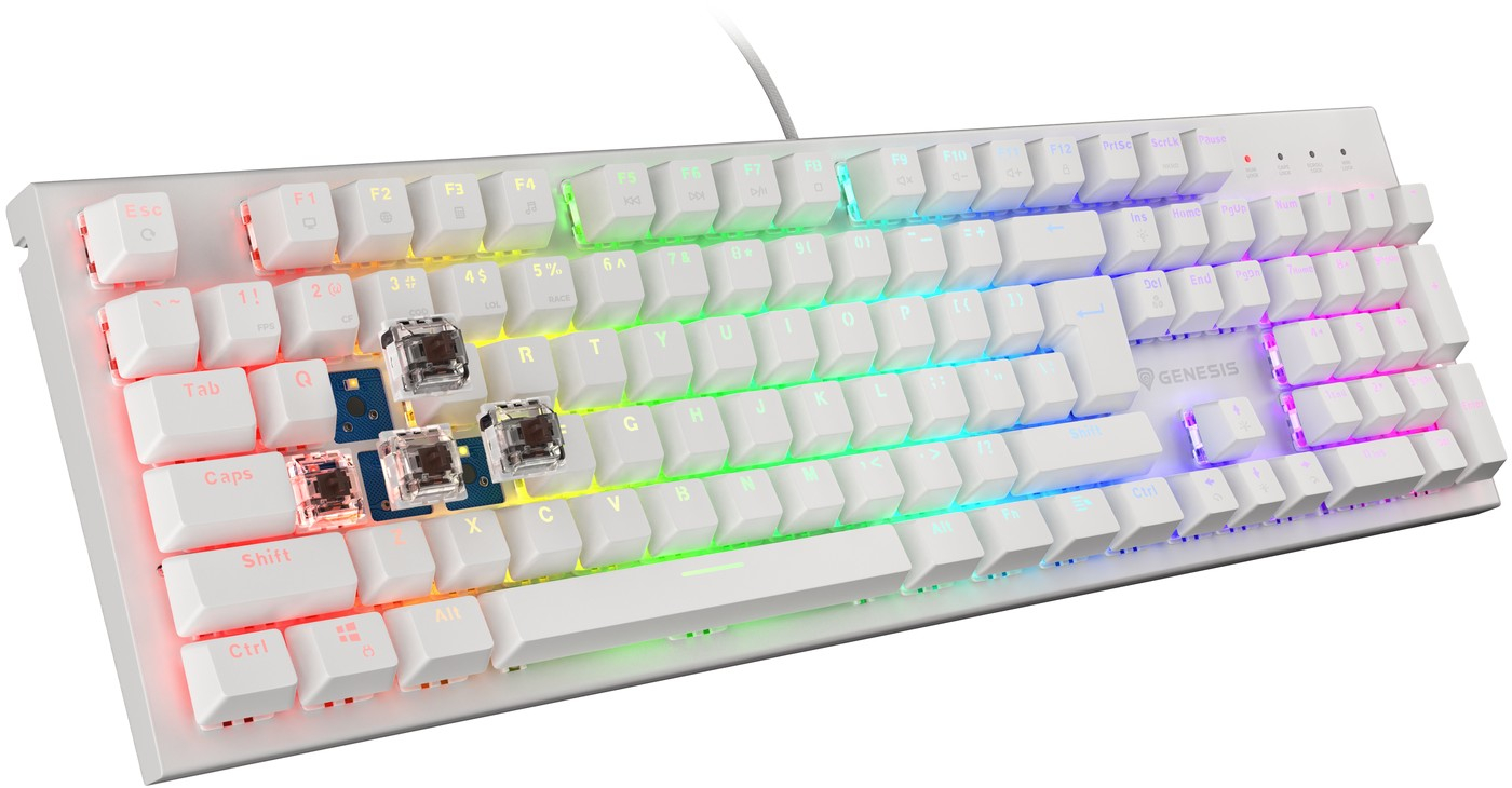 Genesis Thor 303 RGB: Tanie i małe klawiatury mechaniczne dla graczy