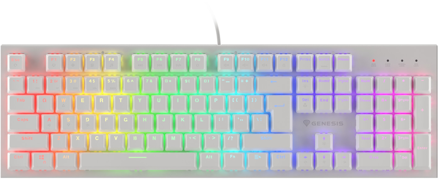 Genesis Thor 303 RGB: Tanie i małe klawiatury mechaniczne dla graczy
