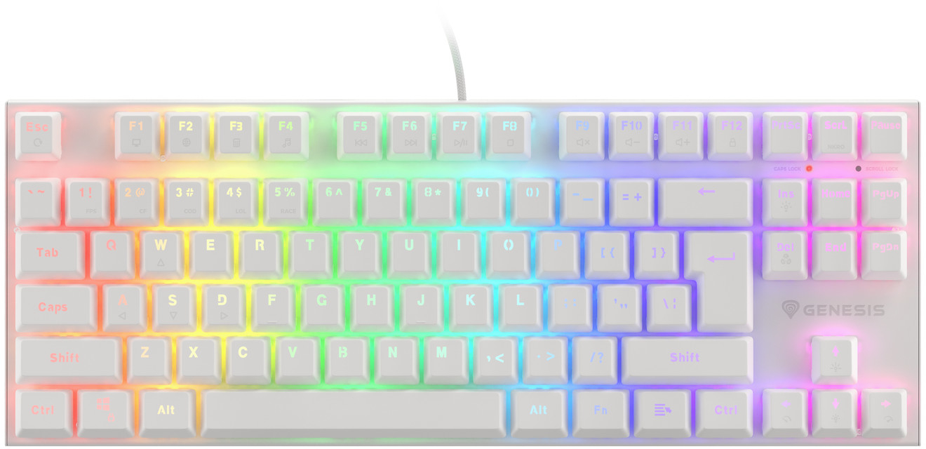 Genesis Thor 303 RGB: Tanie i małe klawiatury mechaniczne dla graczy