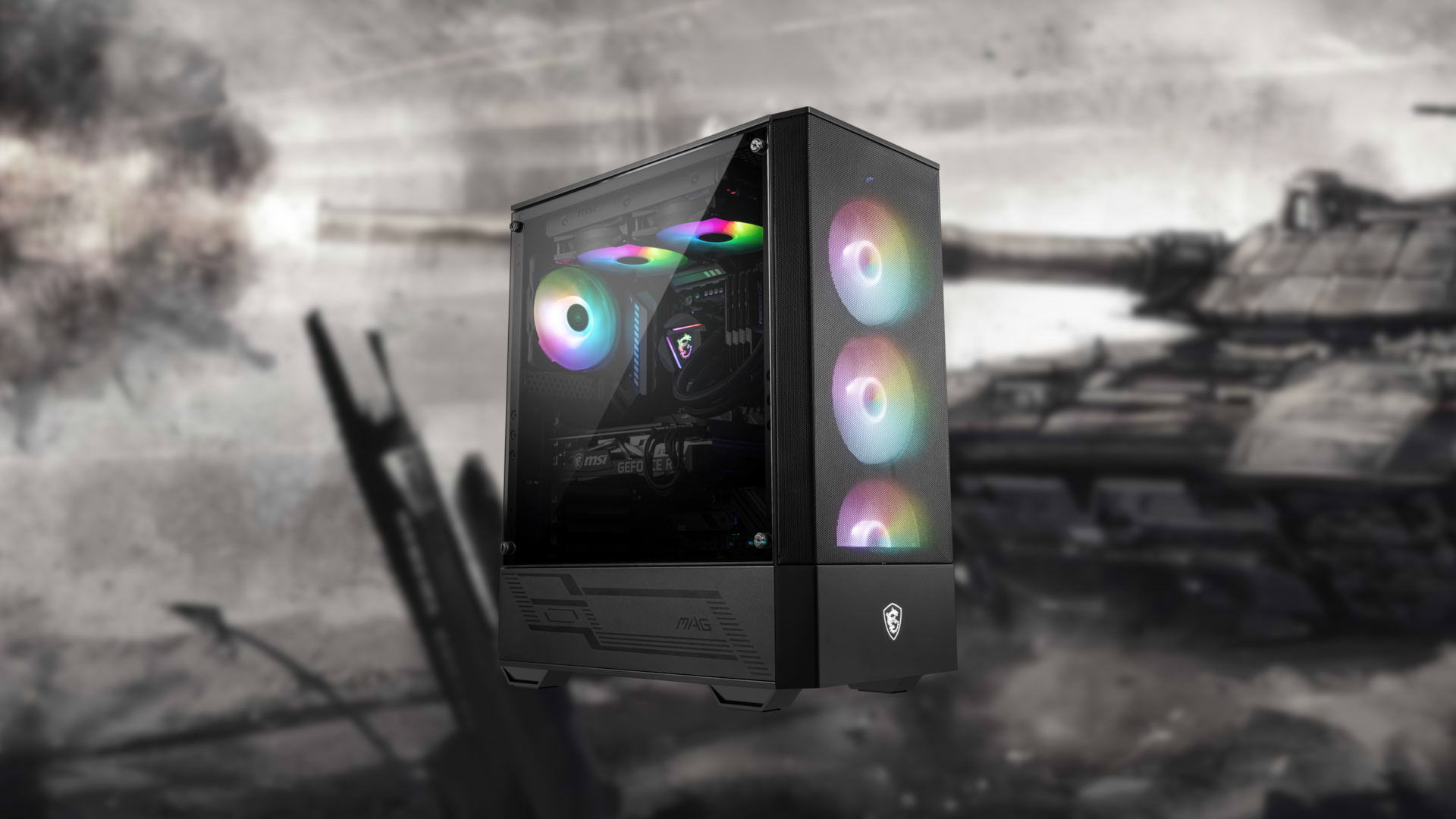 MSI MAG Forge 111R: Przewiewna obudowa z podświetleniem ARGB LED