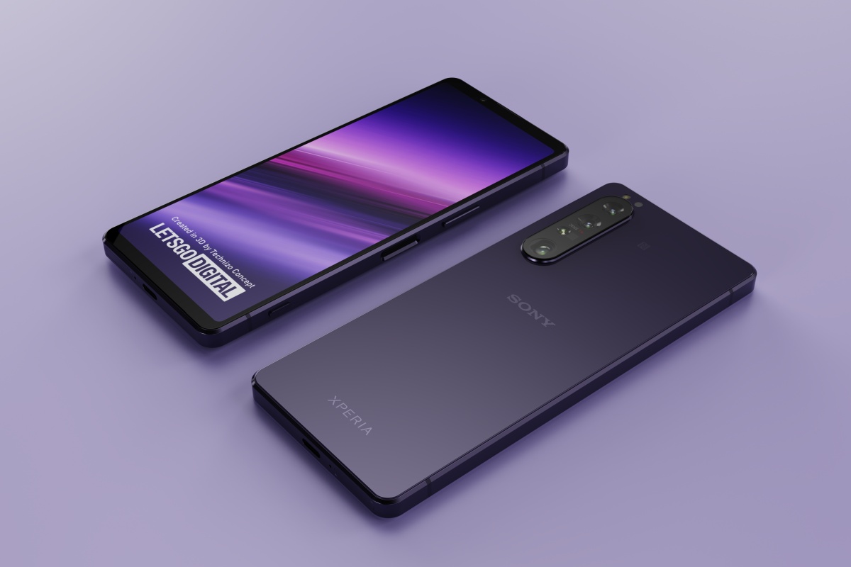Sony Xperia 1 IV na nowych renderach