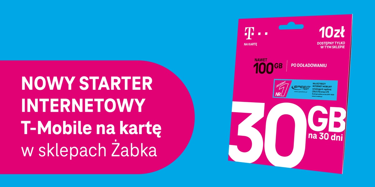 T-Mobile ma nowy starter internetowy. Kupicie go w Żabce