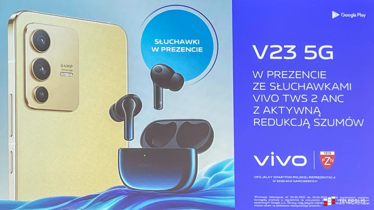 Vivo V23 5G debiutuje w Polsce. W prezencie dostaniemy słuchawki
