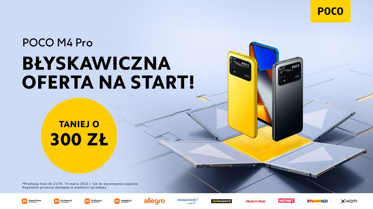 Xiaomi POCO X4 Pro 5G i POCO M4 Pro debiutują w Polsce z promocją na start