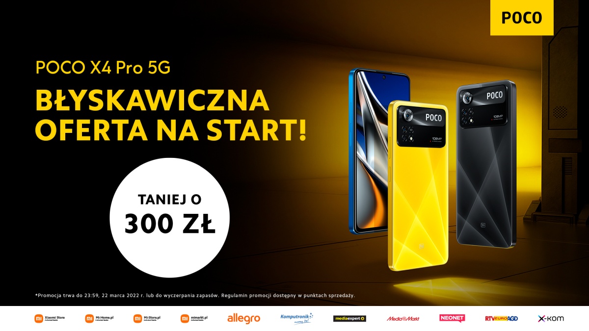 Xiaomi POCO X4 Pro 5G i POCO M4 Pro debiutują w Polsce z promocją na start