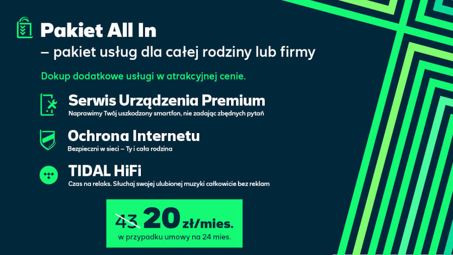 Plus wprowadza Pakiet All In. Ile zyskasz co miesiąc?