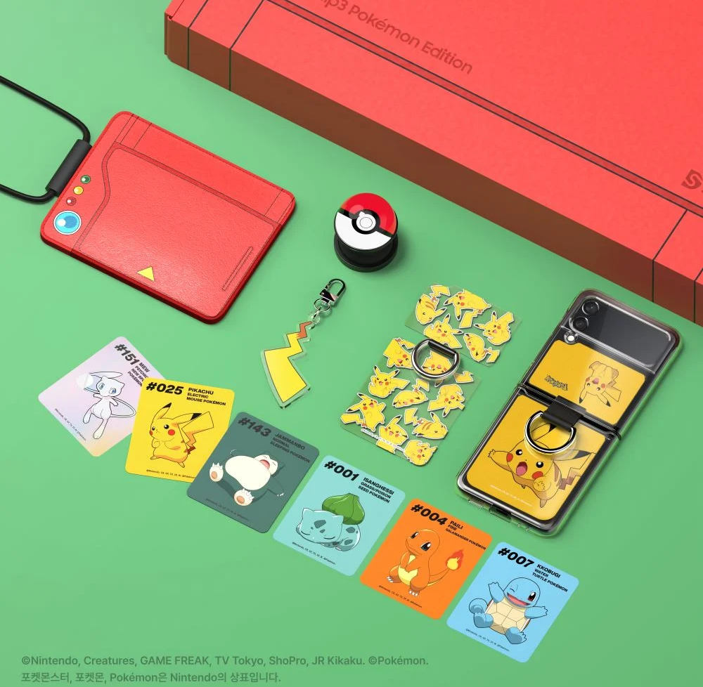 Galaxy Z Flip3 Pokemon Edition dla fanów Pikachu i spółki
