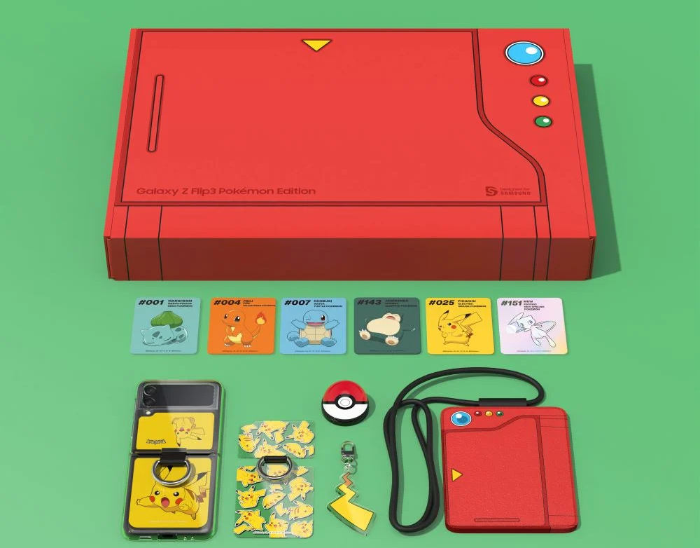 Galaxy Z Flip3 Pokemon Edition dla fanów Pikachu i spółki