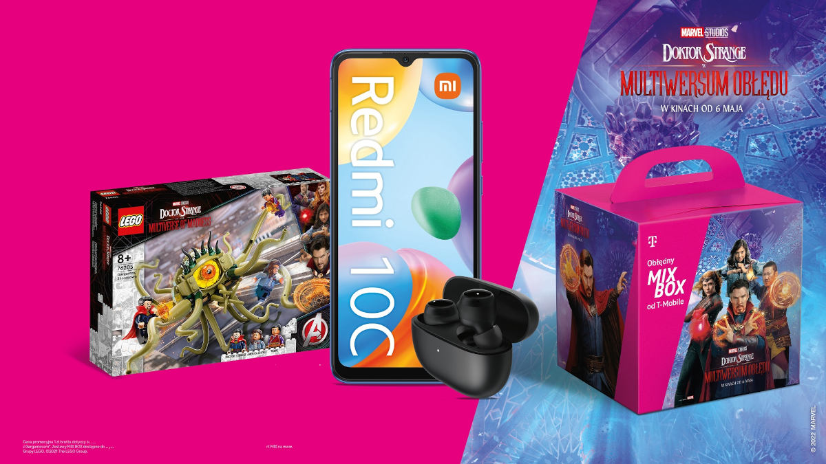T-Mobile: trzy zestawy MIX BOX z LEGO inspirowane filmem Marvela