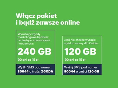Plus na kartę z dużą paczką gigabajtów dla nowych użytkowników