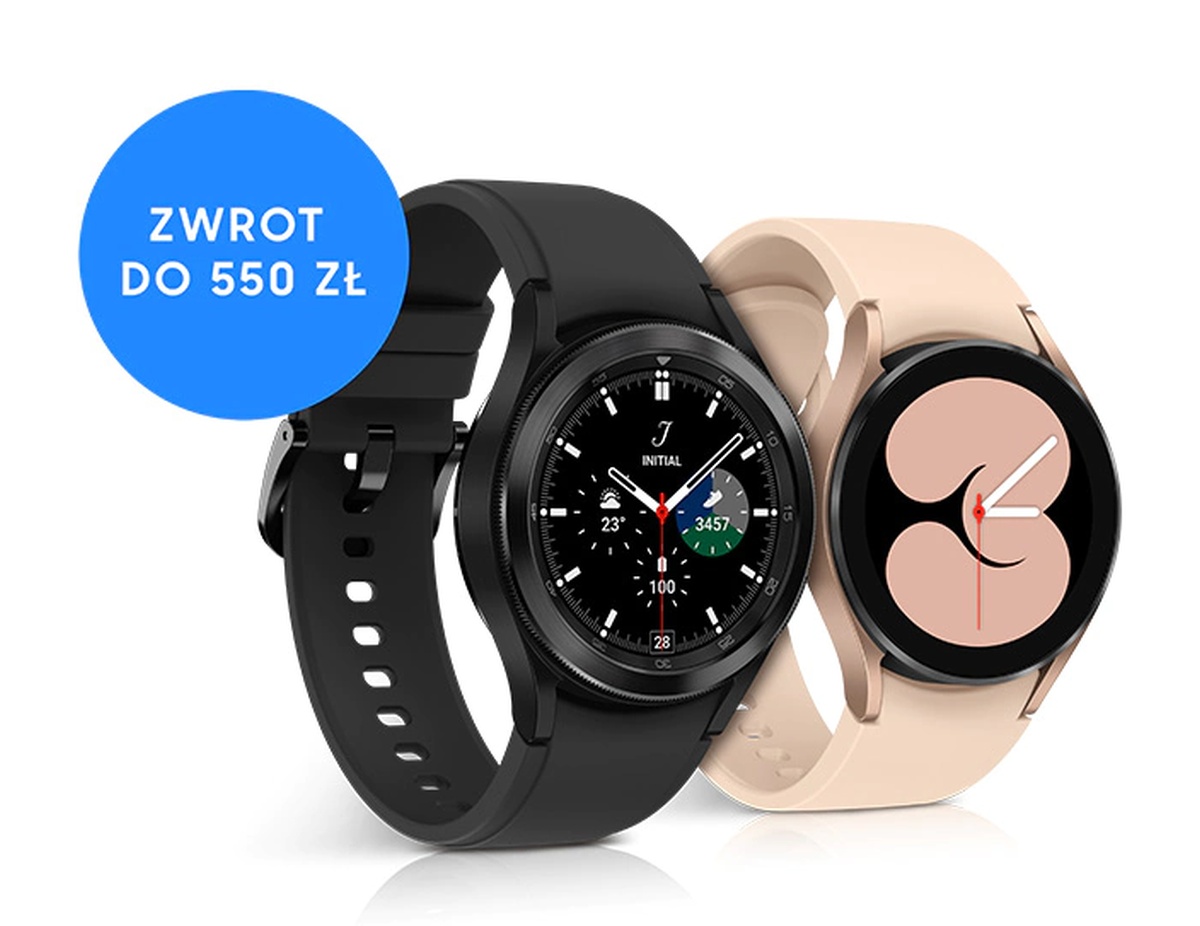 Promocja Samsung: kup zegarek Galaxy Watch4 i odzyskaj do 550 zł