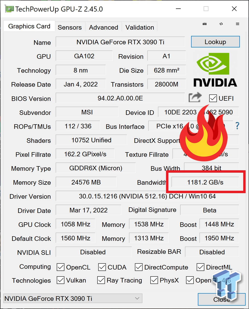 GeForce RTX 3090 Ti kręci się jak szatan i kopie lepiej niż na Śląsku