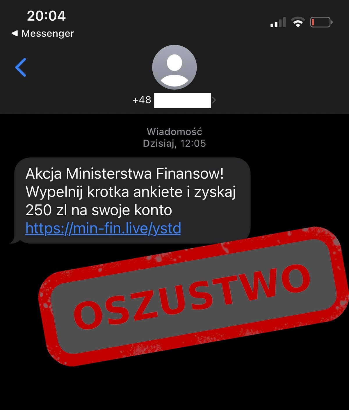 Tajemniczy SMS trafia do Polaków. Lepiej go od razu usuń