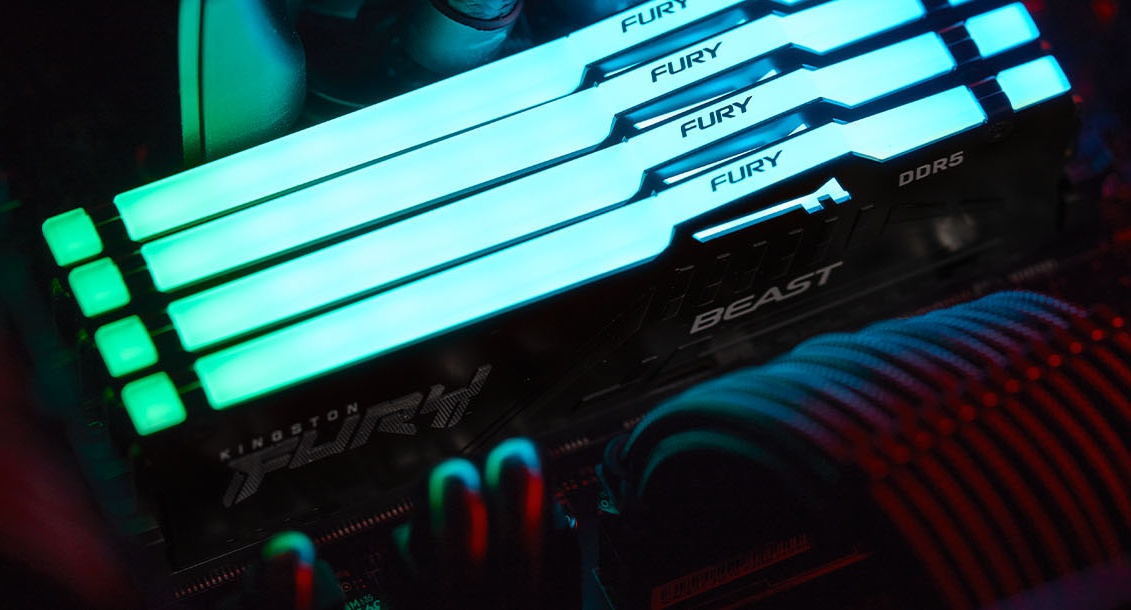Kingston FURY Beast DDR5 RGB to jeszcze większa wydajność