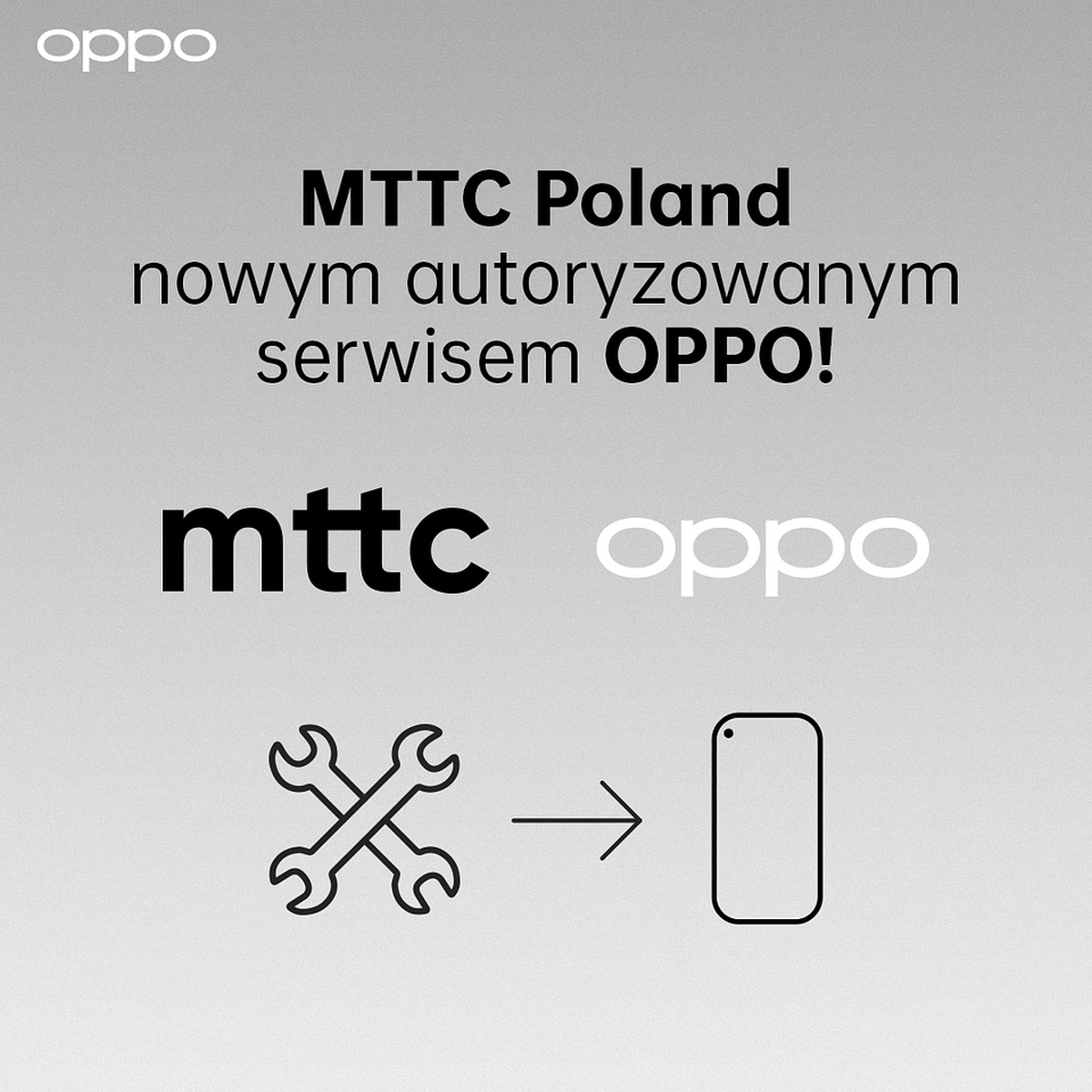 Oppo nawiązuje współpracę z serwisem MTTC Poland