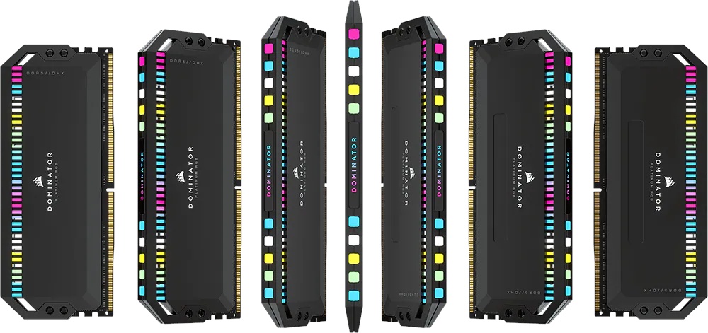 Corsair zaoferuje bardzo wysoko taktowane pamięci DDR5 z RGB LED