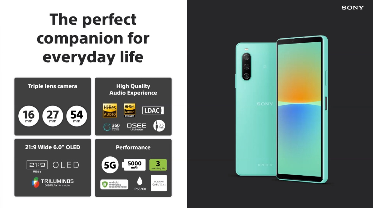 Sony prezentuje nowe smartfony. Xperia 1 IV ma prawdziwy zoom optyczny