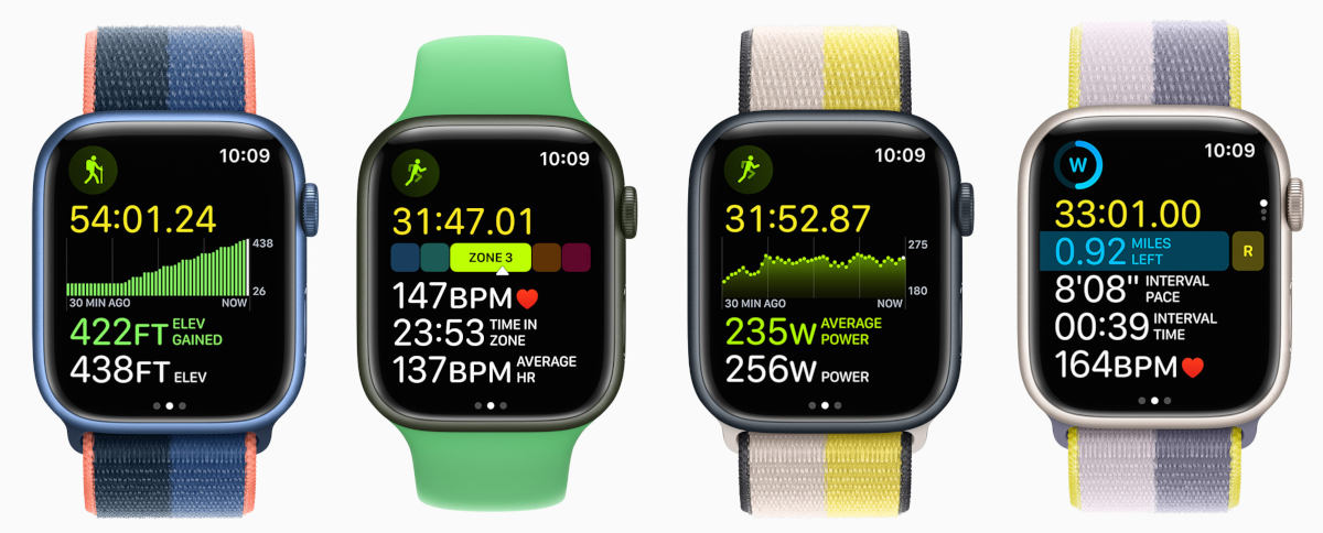 Apple WatchOS 9 – więcej opcji sportowych i zdrowotnych