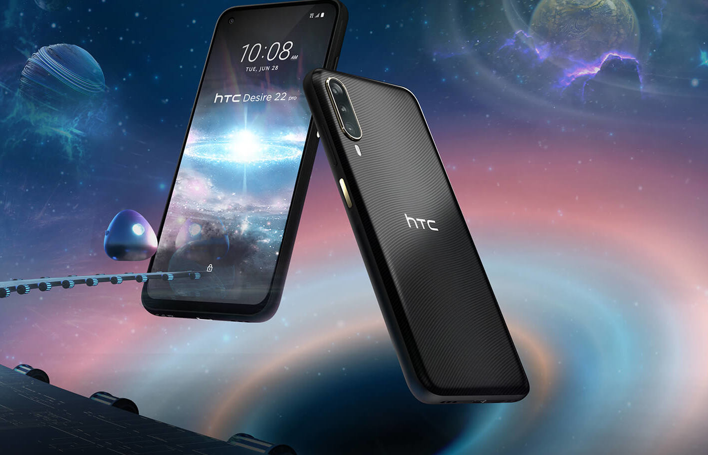 HTC Desire 22 Pro już jest. Wygląda przaśnie, ale wskoczysz z nim w metaverse