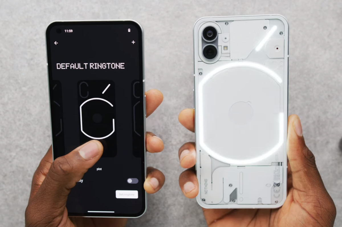 Nothing Phone (1) ma 900 diod i nie świeci się bez celu. Jest w tym plan