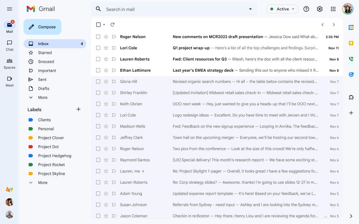 Gmail zmienia wygląd. Oto, jak wrócić do starego