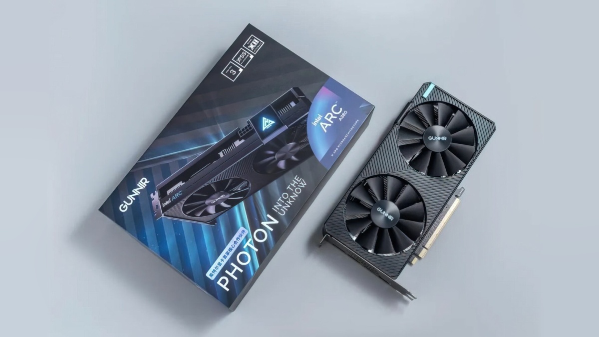 GUNNIR ARC A380 Photon, czyli autorski model karty Intel Xe-HPG