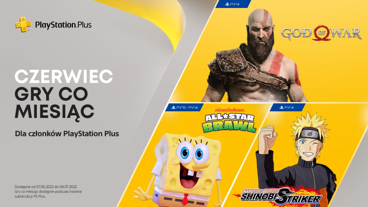 God of War w czerwcowym PlayStation Plus. Są też dwie inne gry