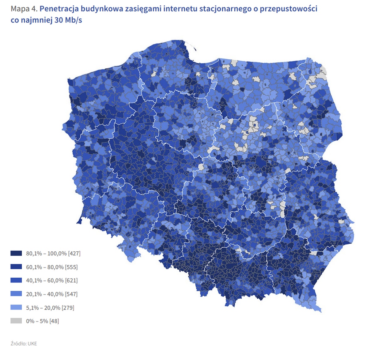 Rynek telekomunikacyjny w Polsce oczami UKE