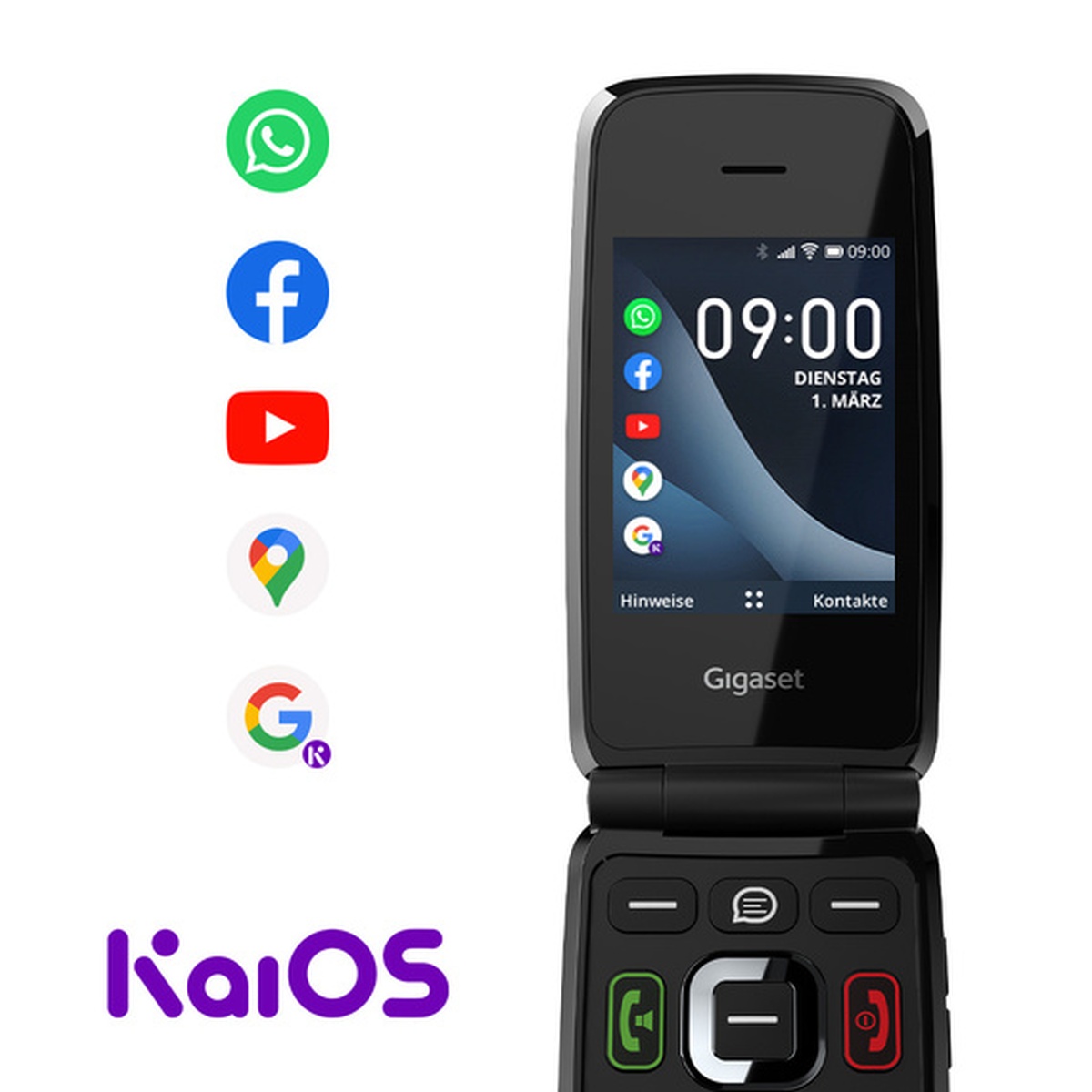 Gigaset GL7 – nowy telefon z klapką i obsługą LTE