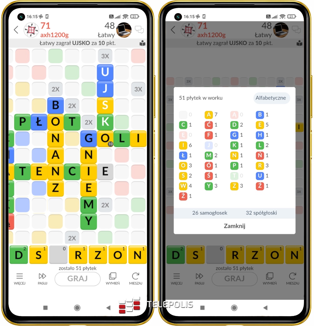 Krzyżówki i inne gry słowne na plażę. Złoto z Google Play #92