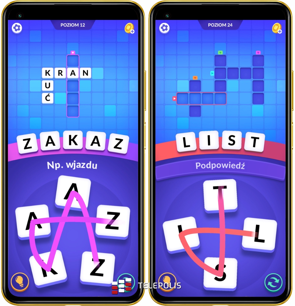 Krzyżówki i inne gry słowne na plażę. Złoto z Google Play #92