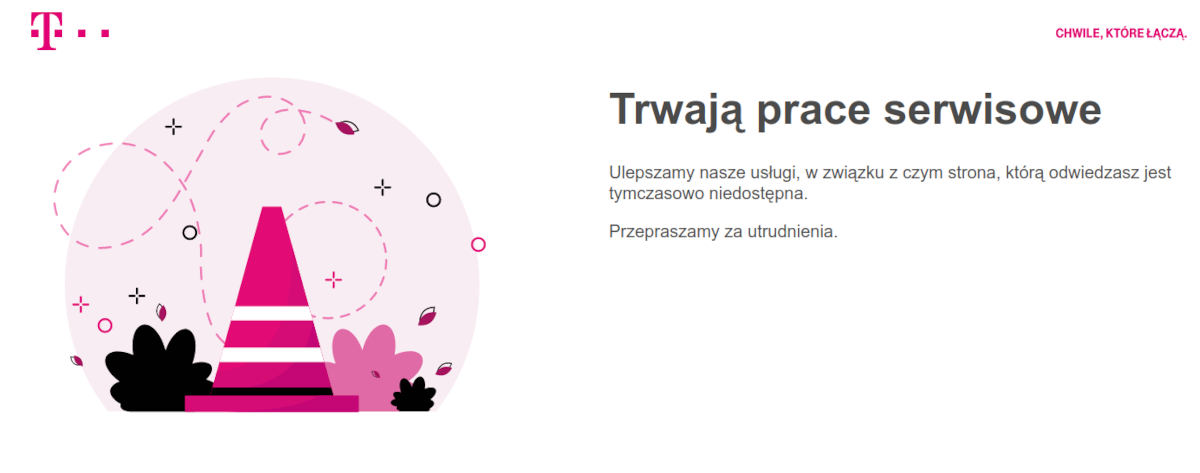 T-Mobile ma awarię. Nie działa strona, aplikacja i czat (aktualizacja)
