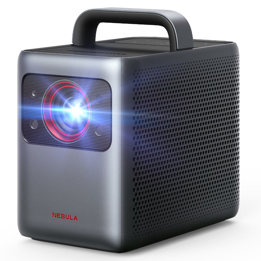 Nebula Cosmos Laser 4K to przenośne kino domowe z projektorem i Android TV