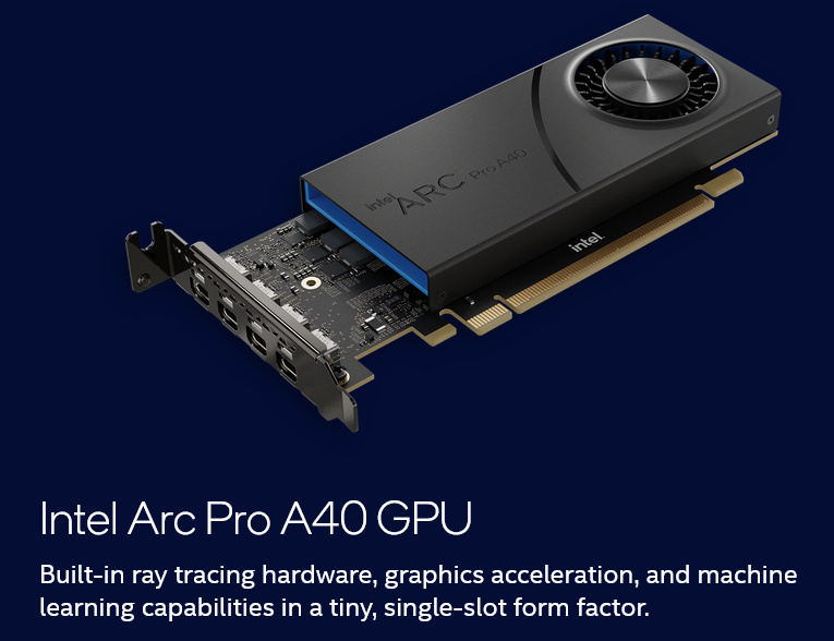 Intel prezentuje nowe karty graficzne Arc Pro A