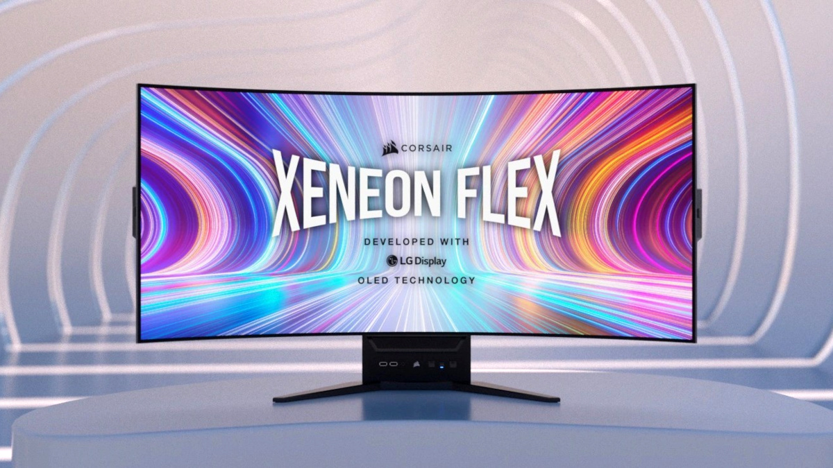 Corsair Xeneon Flex to wyjątkowy, zginany monitor OLED dla graczy