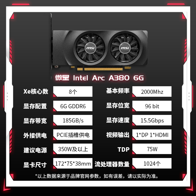 MSI Arc A380, czyli najgorszy autorski model karty Intela